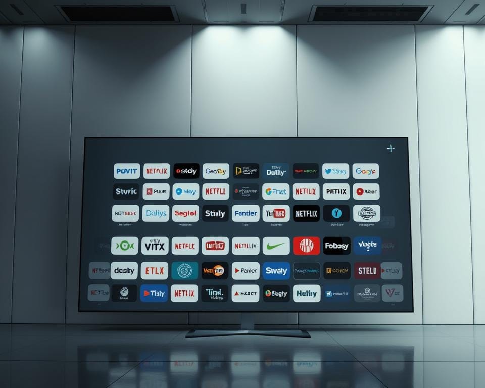 A modern, high-tech digital media platform showcasing a grid of popular OTT service logos against a sleek, minimalist background. The platform is depicted in an elegant, sophisticated manner, with a clean, minimalist design and a color palette of grays, blacks, and whites to convey a sense of professionalism and technological sophistication. The lighting is soft and diffused, creating a sense of depth and atmosphere. The camera angle is slightly elevated, providing an overview of the platform interface and the various OTT service options available. The overall mood is one of authority, innovation, and a comprehensive, user-friendly OTT ecosystem. A modern, high-tech digital media platform showcasing a grid of popular OTT service logos against a sleek, minimalist background. The platform is depicted in an elegant, sophisticated manner, with a clean, minimalist design and a color palette of grays, blacks, and whites to convey a sense of professionalism and technological sophistication. The lighting is soft and diffused, creating a sense of depth and atmosphere. The camera angle is slightly elevated, providing an overview of the platform interface and the various OTT service options available. The overall mood is one of authority, innovation, and a comprehensive, user-friendly OTT ecosystem.