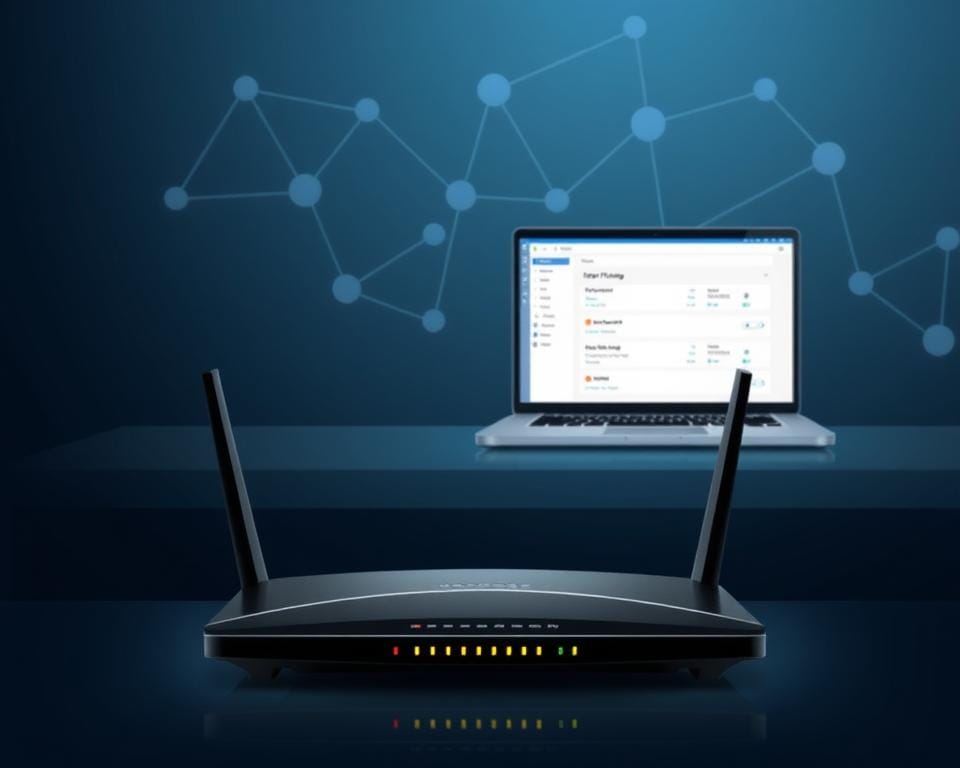 A modern, minimalist illustration showcasing the optimization of an IPTV OTT Premium service. In the foreground, a sleek, high-end router with glowing status indicators. In the middle ground, a laptop or mobile device displaying a clean, intuitive interface for managing IPTV OTT Premium settings and performance. The background depicts a stylized network topology, with smooth, interconnected lines and shapes representing the flow of data. The overall scene conveys a sense of technological sophistication, efficiency, and the seamless integration of IPTV OTT Premium into a well-optimized home or office network. A modern, minimalist illustration showcasing the optimization of an IPTV OTT Premium service. In the foreground, a sleek, high-end router with glowing status indicators. In the middle ground, a laptop or mobile device displaying a clean, intuitive interface for managing IPTV OTT Premium settings and performance. The background depicts a stylized network topology, with smooth, interconnected lines and shapes representing the flow of data. The overall scene conveys a sense of technological sophistication, efficiency, and the seamless integration of IPTV OTT Premium into a well-optimized home or office network.