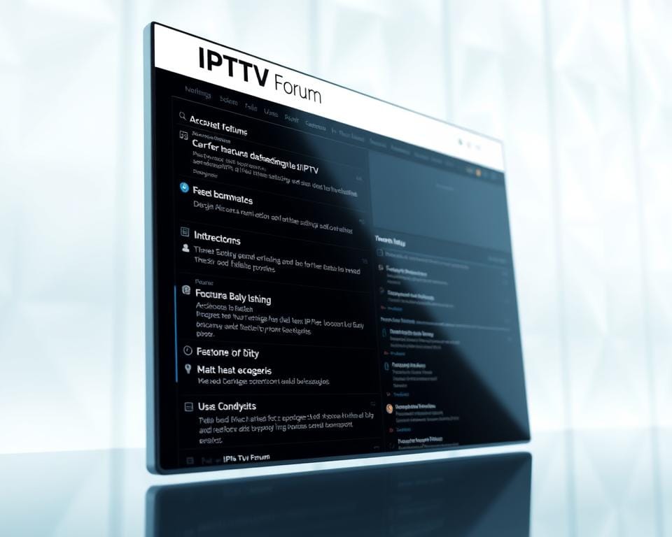 A modern, well-lit forum interface with a sleek, minimalist design. The main panel displays various IPTV-related topics and discussions, with a prominent header showcasing the "IPTV Forum" branding. The sidebar features a neatly organized list of subcategories, allowing users to navigate the forum's content with ease. In the background, a soft, blurred pattern or texture adds visual interest while maintaining a clean, professional look. The overall atmosphere conveys a sense of community, information sharing, and technological sophistication around the IPTV ecosystem. A modern, well-lit forum interface with a sleek, minimalist design. The main panel displays various IPTV-related topics and discussions, with a prominent header showcasing the "IPTV Forum" branding. The sidebar features a neatly organized list of subcategories, allowing users to navigate the forum's content with ease. In the background, a soft, blurred pattern or texture adds visual interest while maintaining a clean, professional look. The overall atmosphere conveys a sense of community, information sharing, and technological sophistication around the IPTV ecosystem.